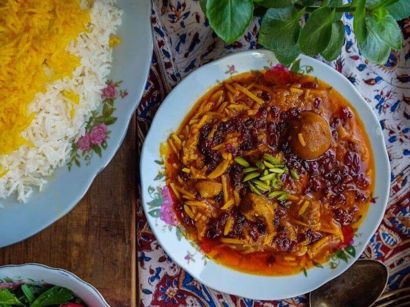 غذای شب عید کرمانشاه